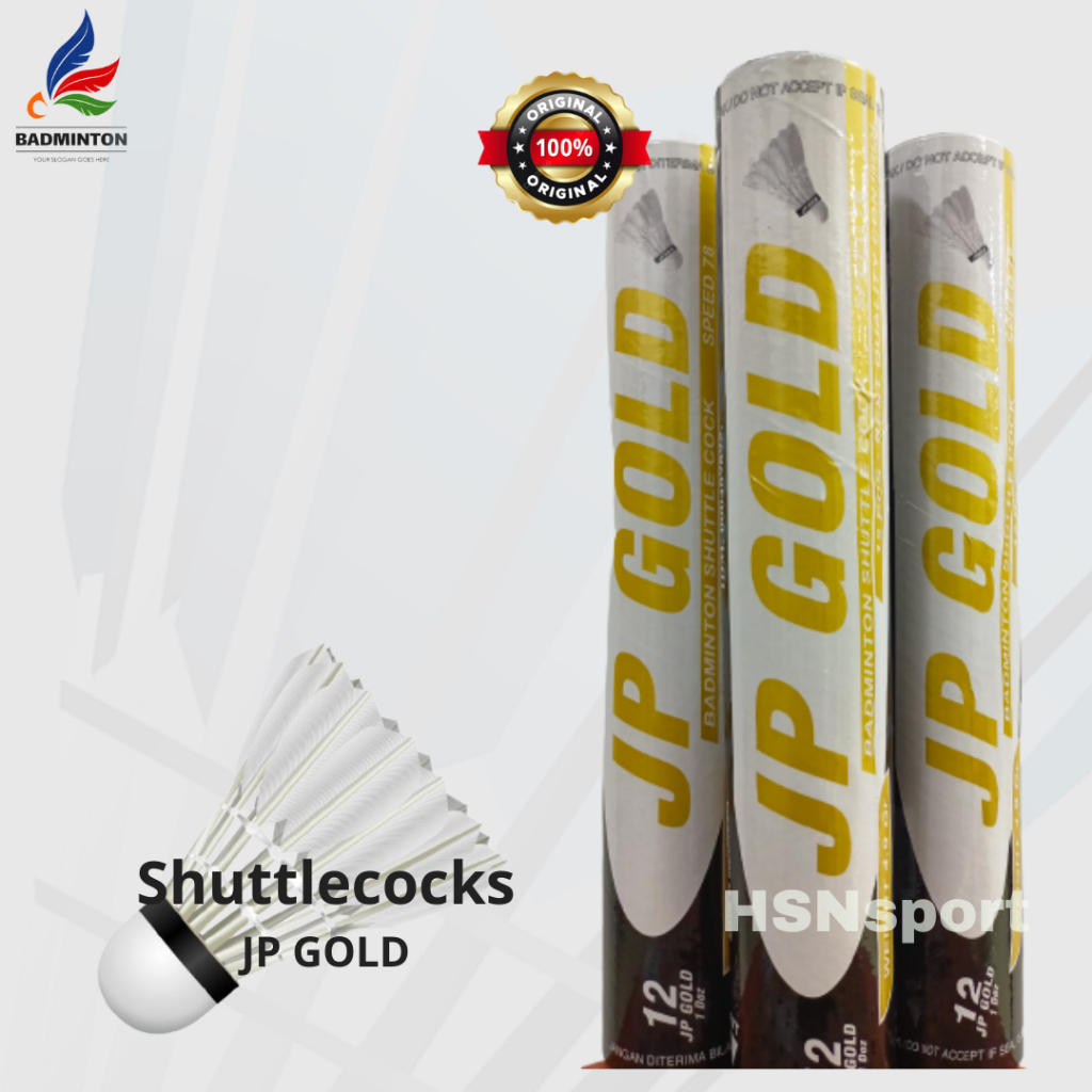 Shuttlecock Jp Gold / kok jp gold / Kok Bulutangkis Jp Gold Original