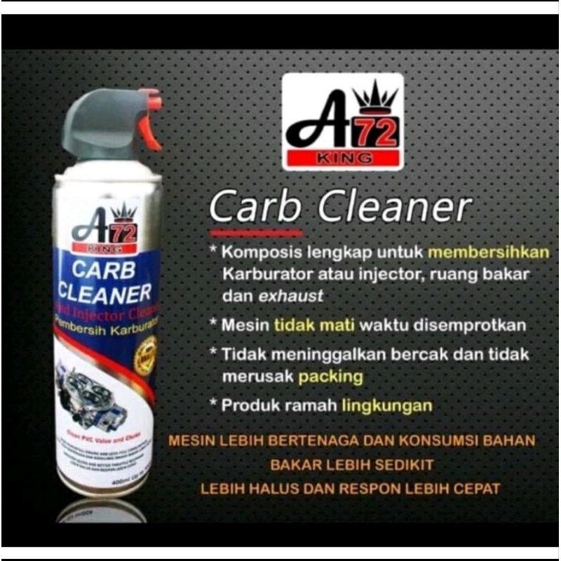 A72 KING CARB CLEANER CAIRAN PEMBERSIH KARBRURATOR 500ml