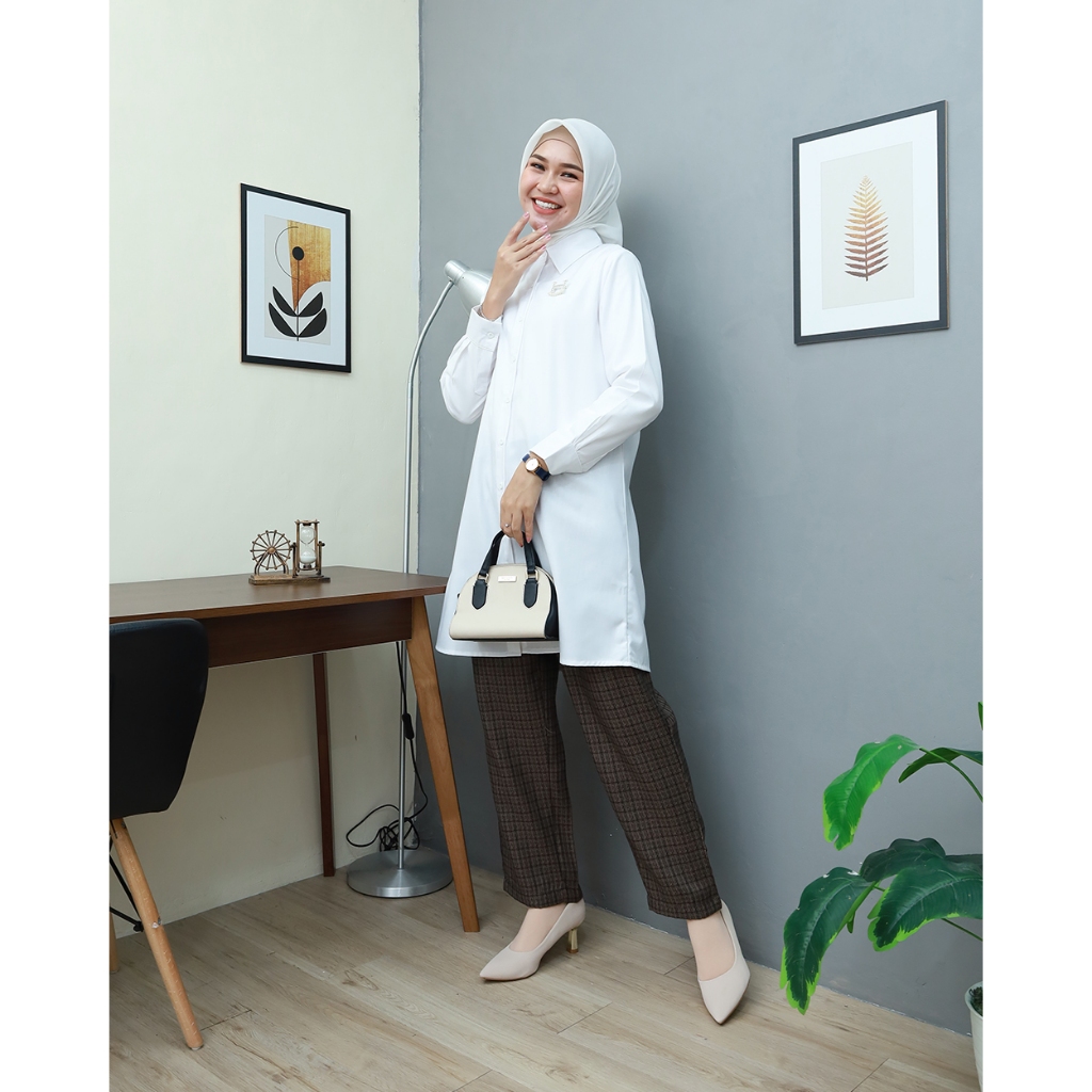 TUKE Plain Tunik - Pakaiana Wanita Terbaru by Hijab Mamah icis