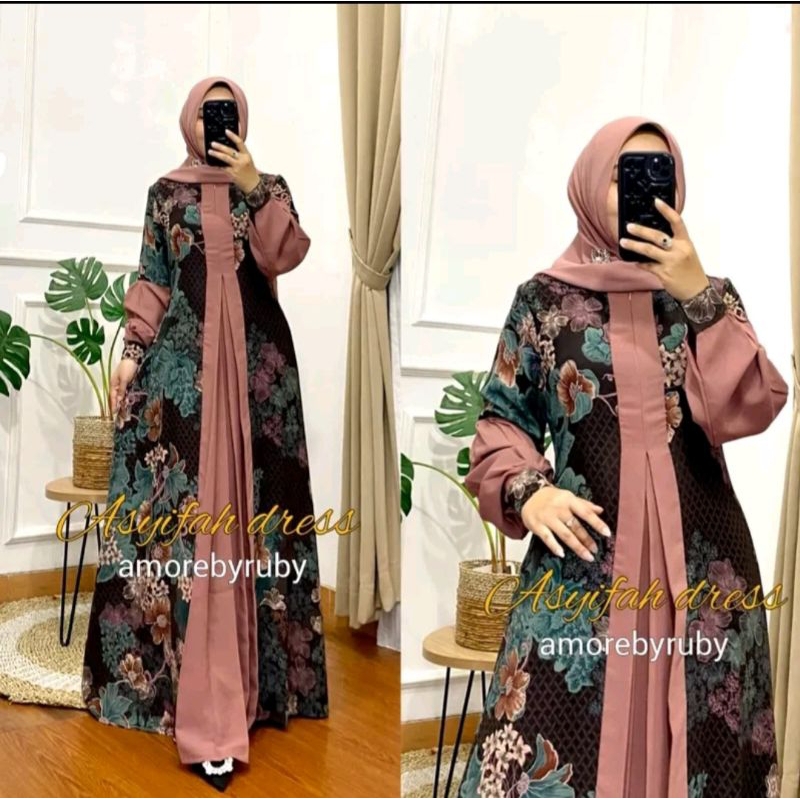 ASYIFAH DRESS AMORE BY RUBY GAMIS MADAM