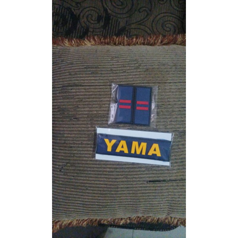 custom patch rubber nama dan pangkat Tim liput TNI AD