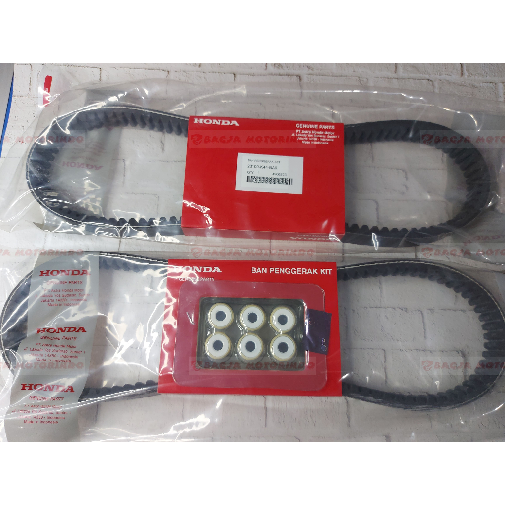 23100-K44-BA0 HGP AHM 100% ORIGINAL VANBELT SET BEAT POP BEAT SCOOPY ESP 23100K44BA0 SCOOPY FI 2018