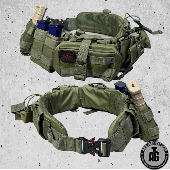 WarBelt kopel Tactical Hijau komplit  Brimob Hijau