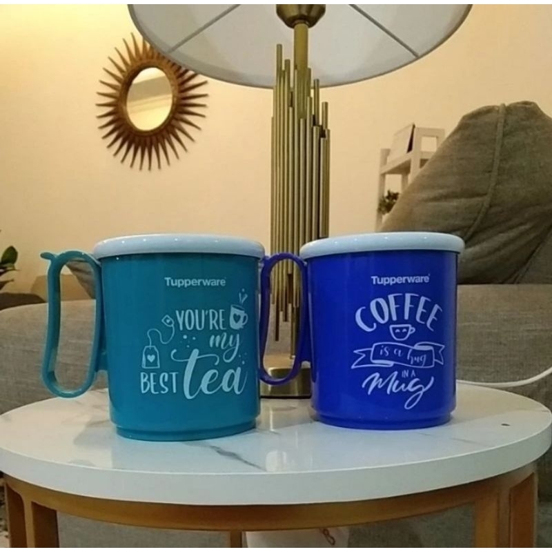 mug cangkir gelas jumbo tahan panas 600ml tupperware