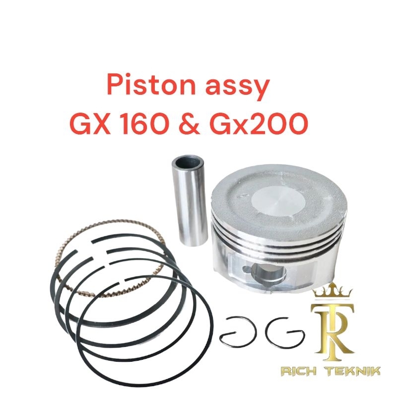 PISTON ASSY HONDA GX 160/200 SEHER MESIN HONDA GX 160