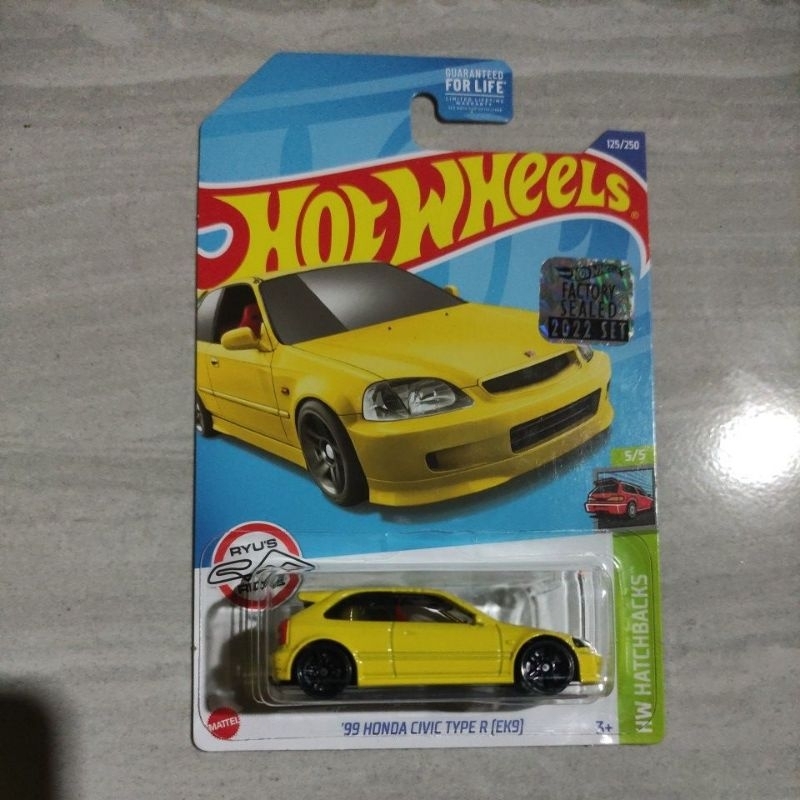 hot wheel honda civic type r ek9 fs