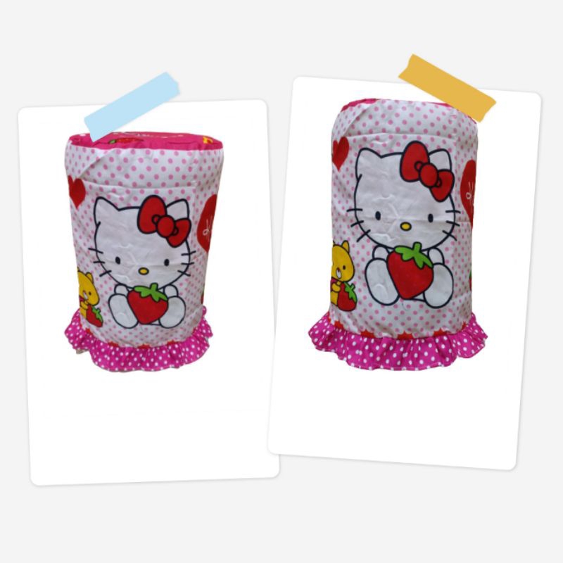 SARUNG / COVER / TUTUP GALON KAIN MOTIF HELLO KITY