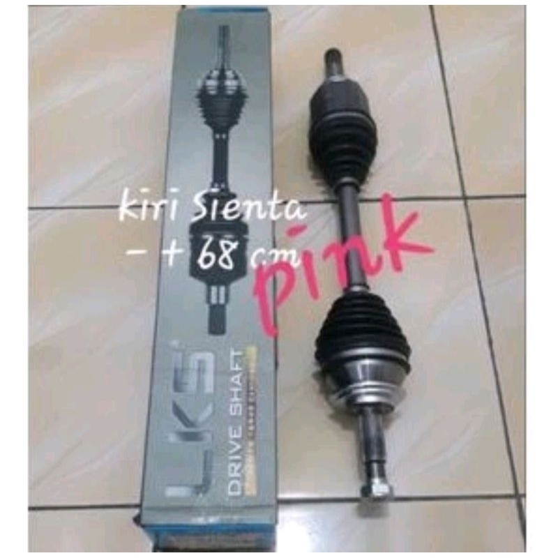 Drive shaft assy as roda depan komplit bagian kiri  Toyota Sienta as roda Sienta kiri matik matic