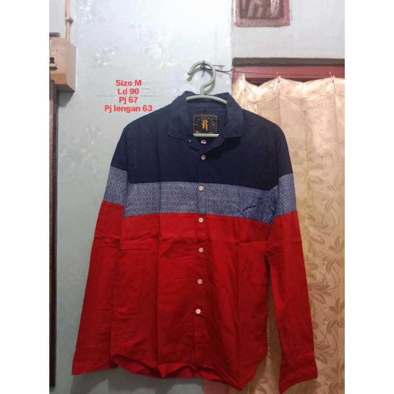 (PRELOVED) Kemeja Lengan Panjang Pria Riverside