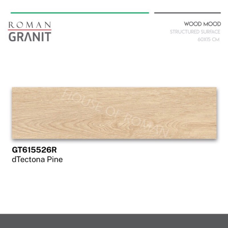 Roman Granit Motif Kayu 15x60 dTectona Pine/Lantai kayu Vynil/Keramik Motif Kayu