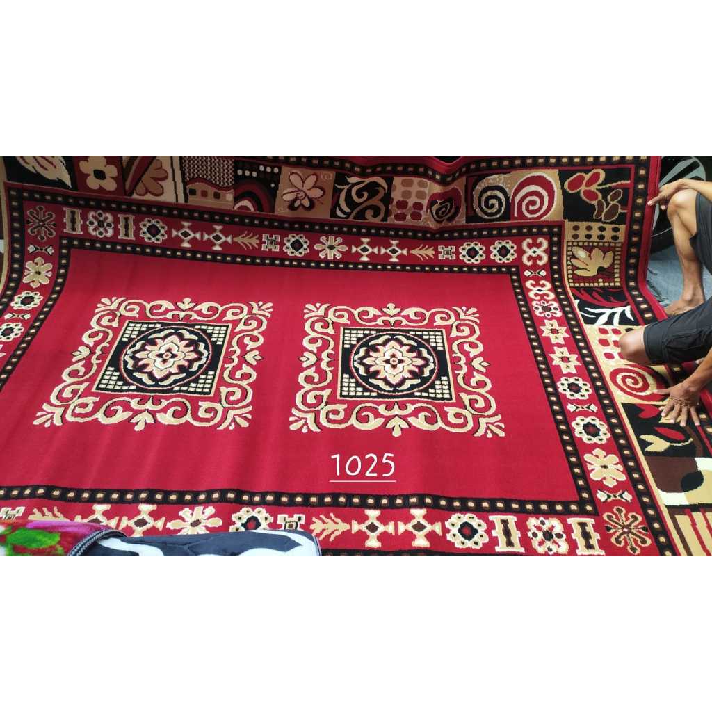 Karpet ALMAYA 230x310cm  Ambal jumbo non rumbai permadani bunga turki