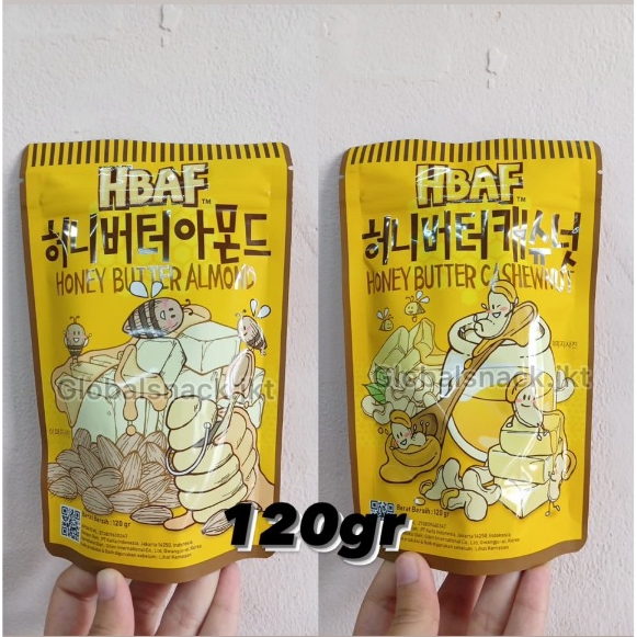 [120GR] HBAF TOMS HONEY BUTTER ALMOND / HONEY BUTTER CASHEWNUT KACANG MEDE