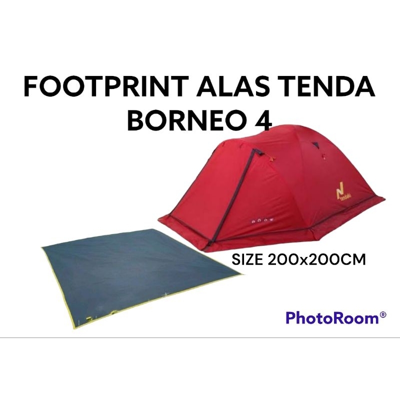 FOOTPRINT ALAS TENDA BORNEO 4 / FOOT PRINT ALAS TENDA JAVA 4