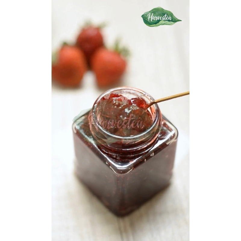 

HARVESTEA 100% REAL FRUIT STRAWBERRY JAM | SELAI STRAWBERRY 100% ASLI