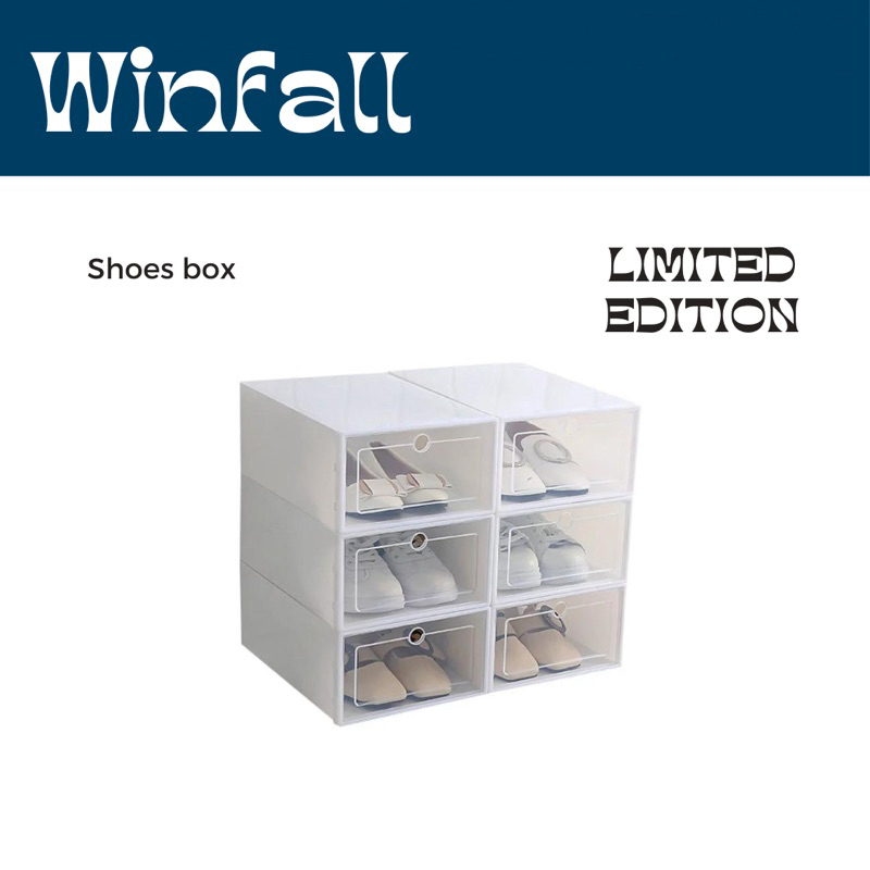 SHOE BOX / BOX SEPATU / PORTABLE / KOTAK SEPATU