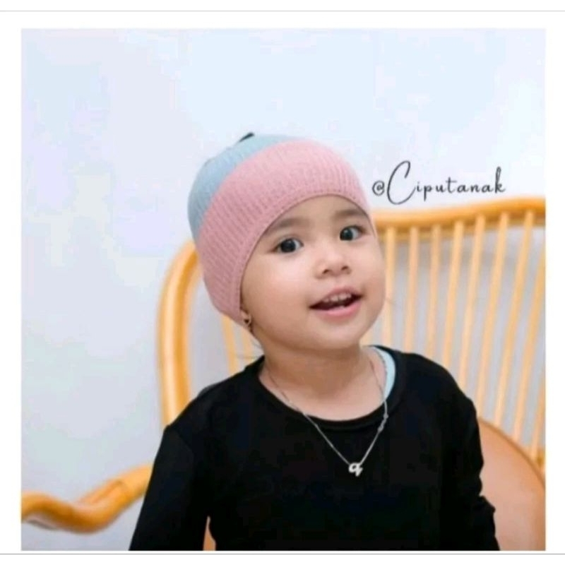 Ciput Daleman Jilbab anak Perempuan Bahan Rajut Untuk SD TK