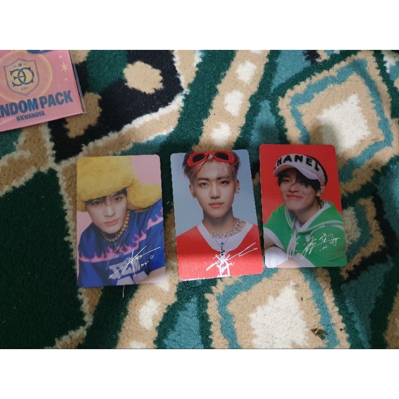nct dream jaemin jeno chenle shopper bag photocard SET