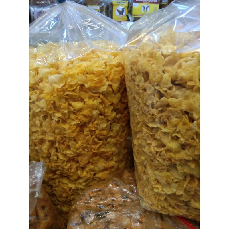 

Emping jagung matang uraian enak gurih 250 gram Rp 8.000 /500 gram Rp 15.000/1000gram Rp30.000