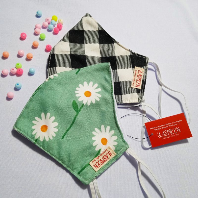 Masker Hijab / Masker Kain / Masker Kain Hijab / Masker Headloop