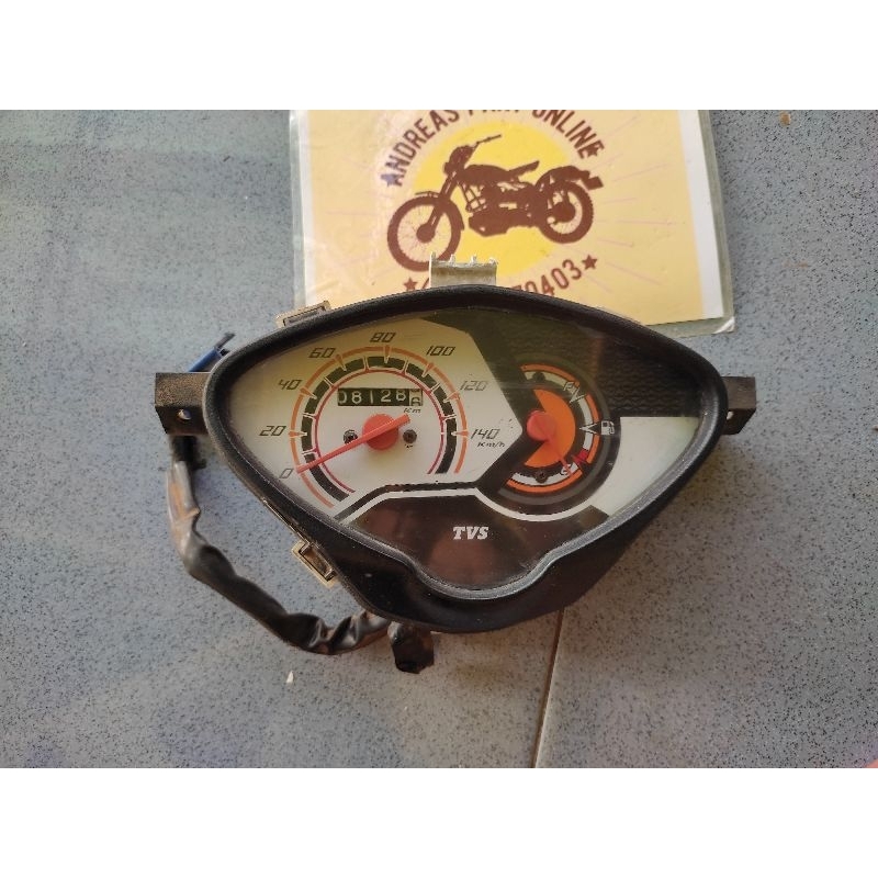 speedometer spidometer tvs dazz orginal bekas copotan