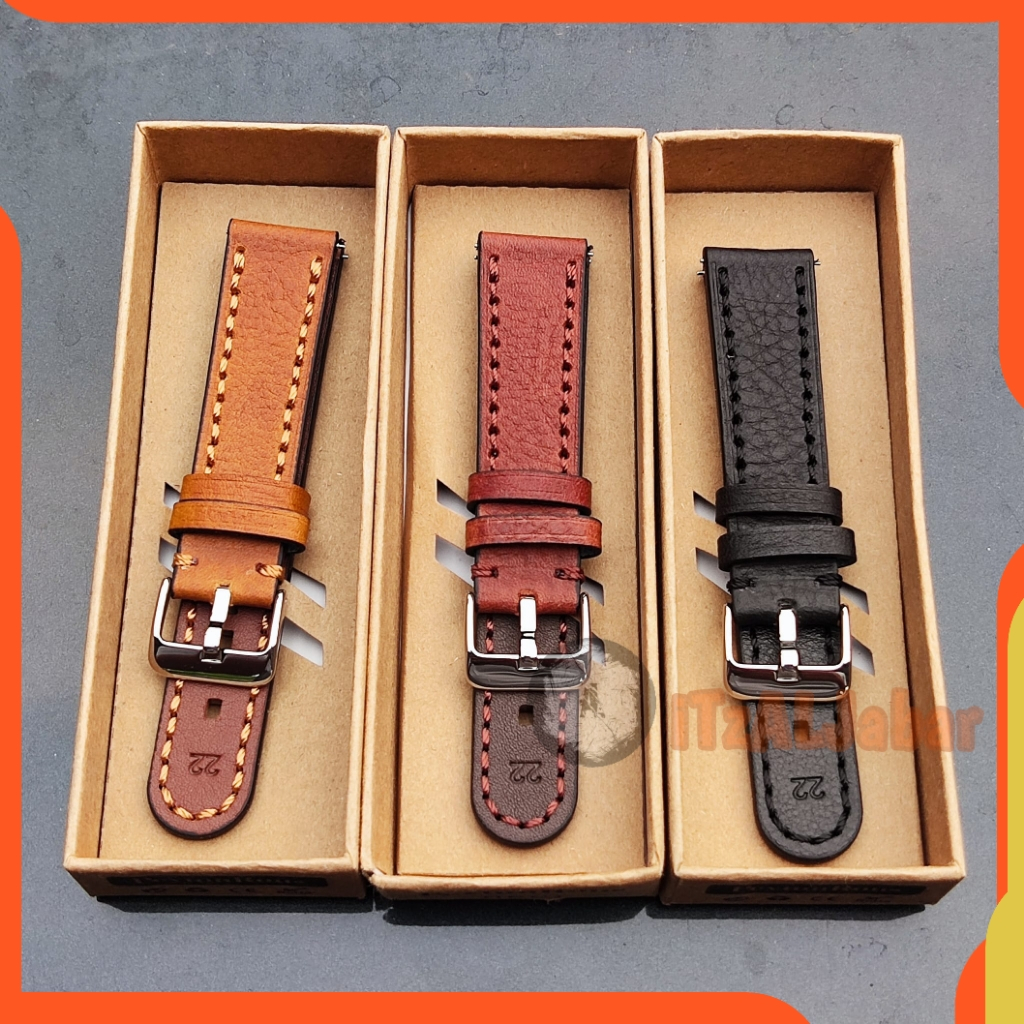 Tali jam tangan Kulit Peytonrous Strap anti alergi Original WH294