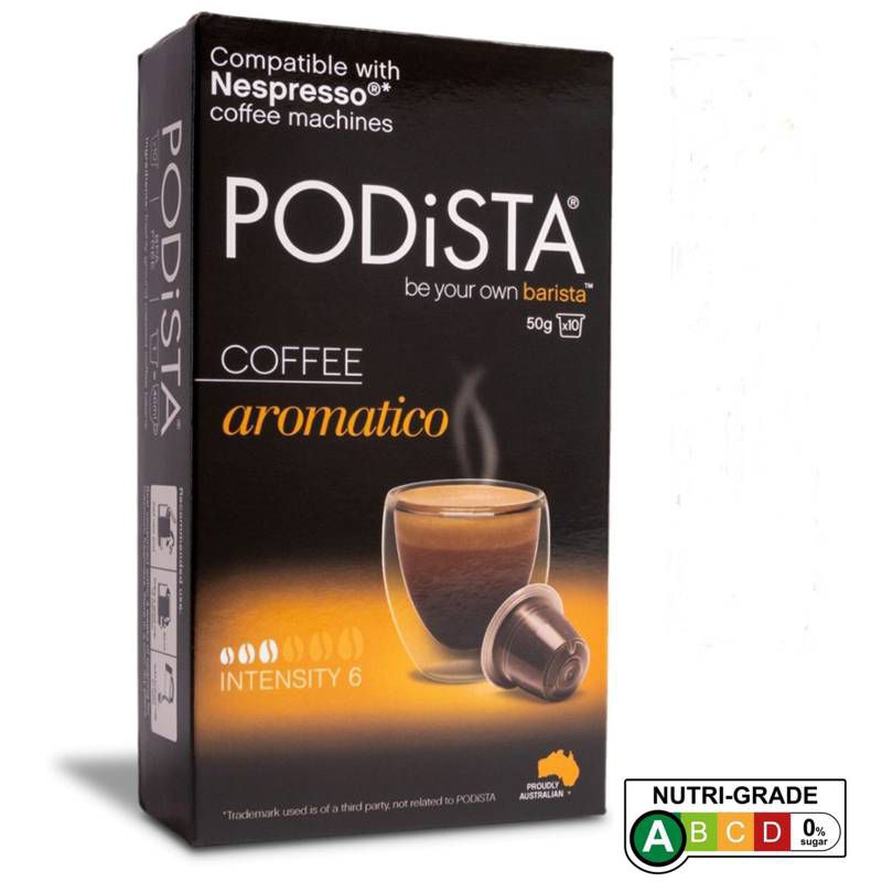 

Podista Aromatico Nespresso Coffee Pods 10 pc|Brand:PODISTA