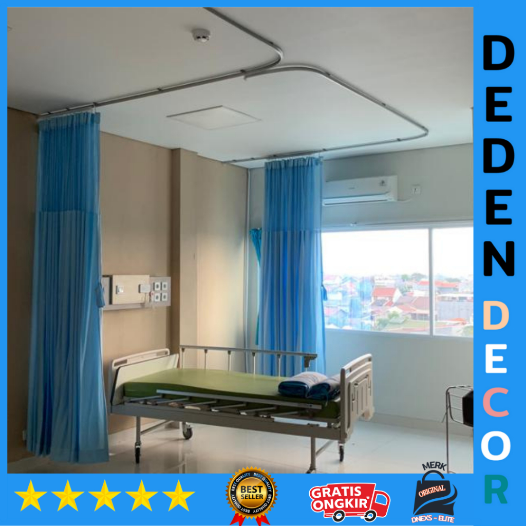 Tirai rumah sakit untuk ruangan klinik pembatas terakreditasi