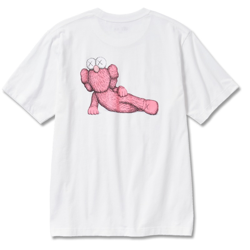 KAWS X Uniqlo T-Shirt Pink