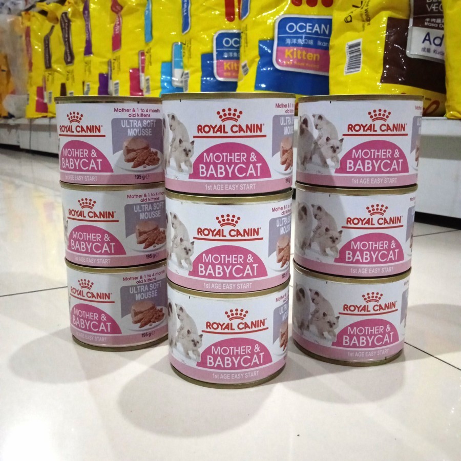 

Royal Canin Baby Cat Kaleng 195gr / Rc Mother & Baby Kaleng / Wetfood Makanan Basah
