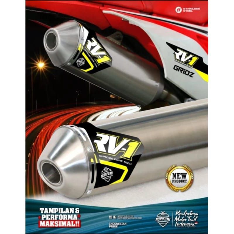Knalpot Norifumi Rv1 Gridz KLX Crf Original