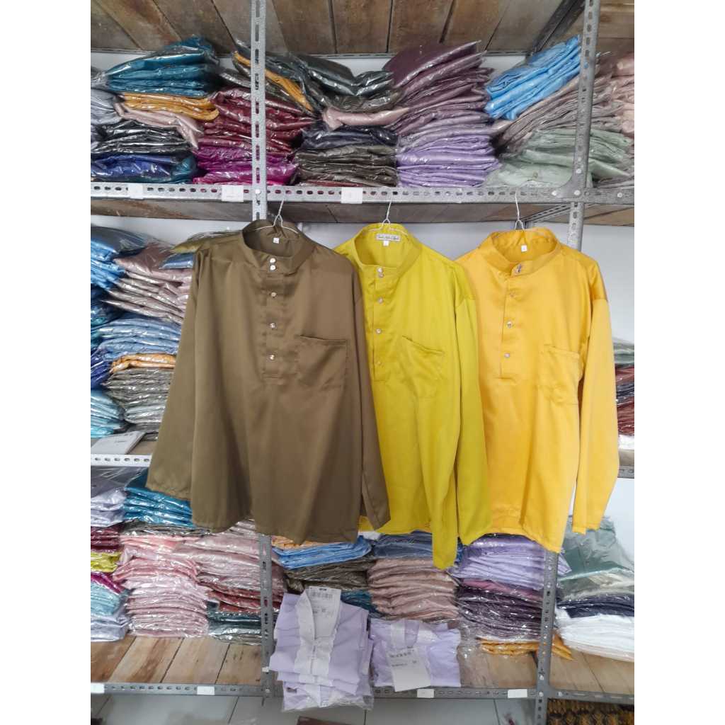 NEW 1 STELL BAJU MELAYU TELUK BELANGA PRIA TREND WARNA 2024