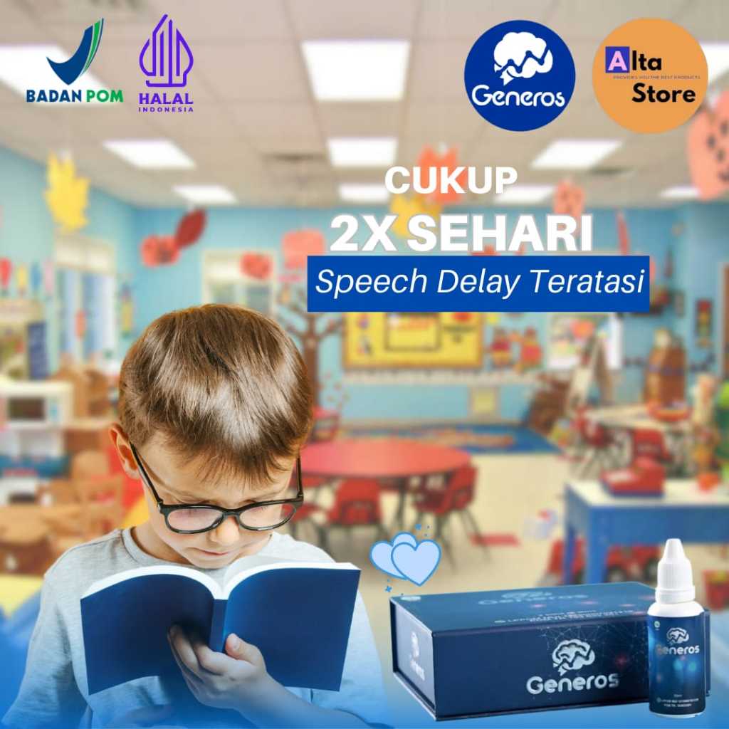 GENEROS Banjarmasin - Generos vitamin otak anak - Atasi Speech Delay