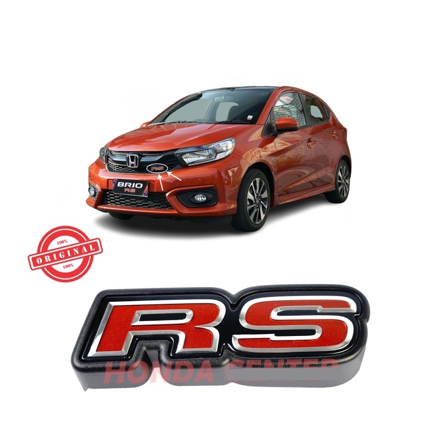 Aveiro shop - emblem logo rs depan brio 2019 2020 2021 2022 2023 logo brio rs