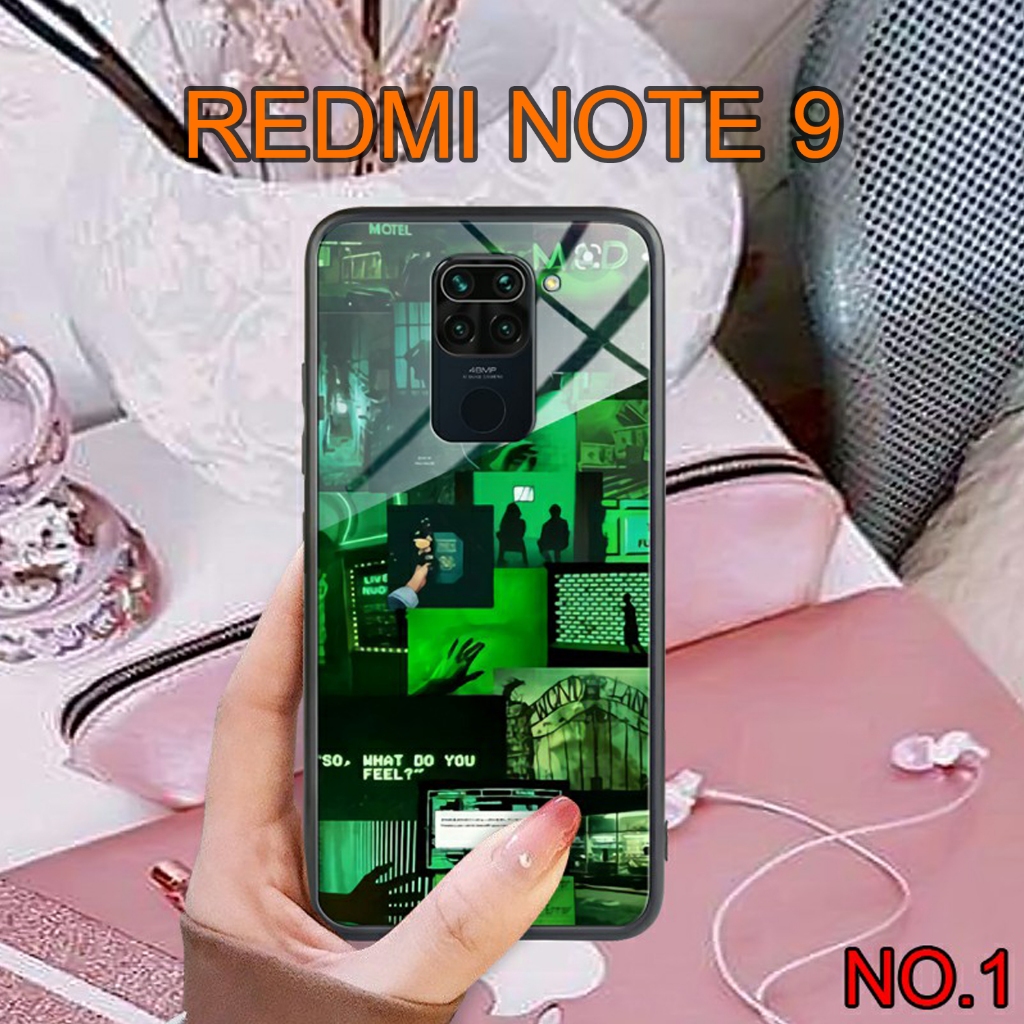 H1283 SoftCase Glass Kaca REDMI NOTE 9/9 PRO CASE REDMI NOTE 9/9 PRO Casing Handphone XIAOMI