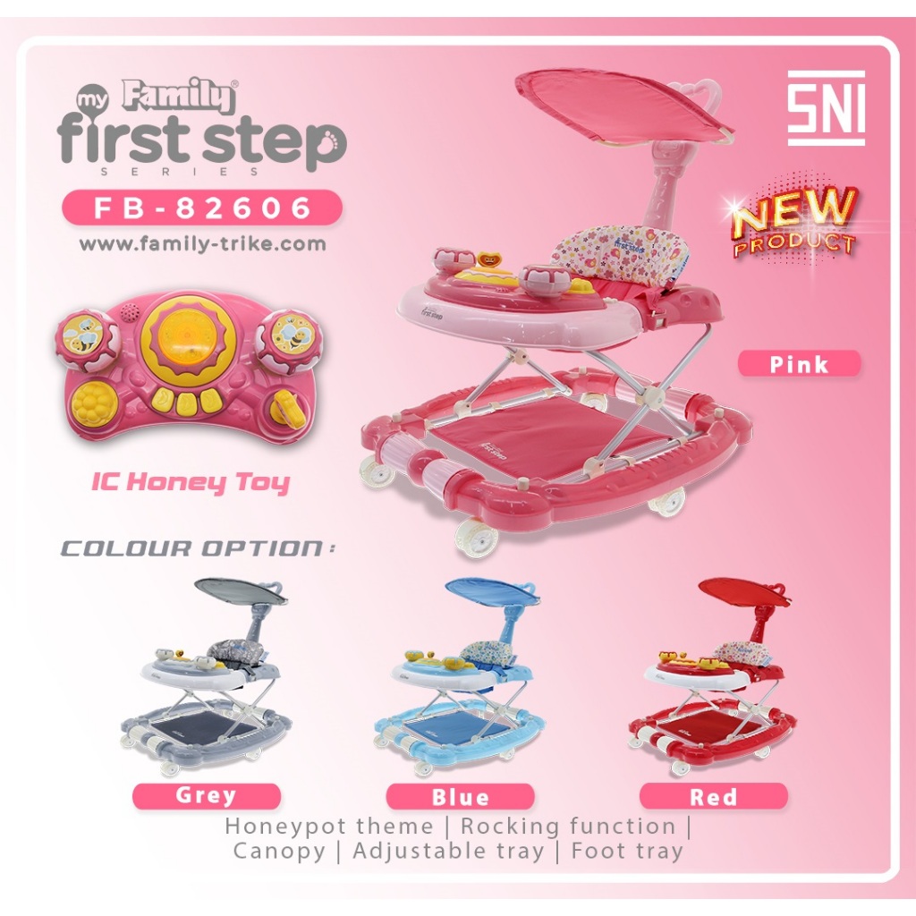 BABY WALKER FAMILY FIRST STEP 82606