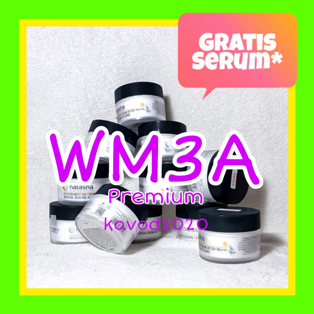 Krim Malam WM3APREM Natasha Skin Care WM3A Premium Whitening Night Cream 15 gram by dr Fredi Setyawa