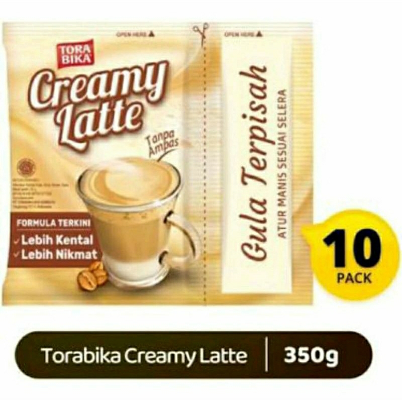 

Torabika CREAMY LATTE (1 Renteng isi 10 sachet)