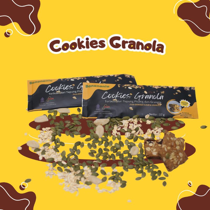 

[Bananania] Cookies Granola 50g - Cookies Gluten Free