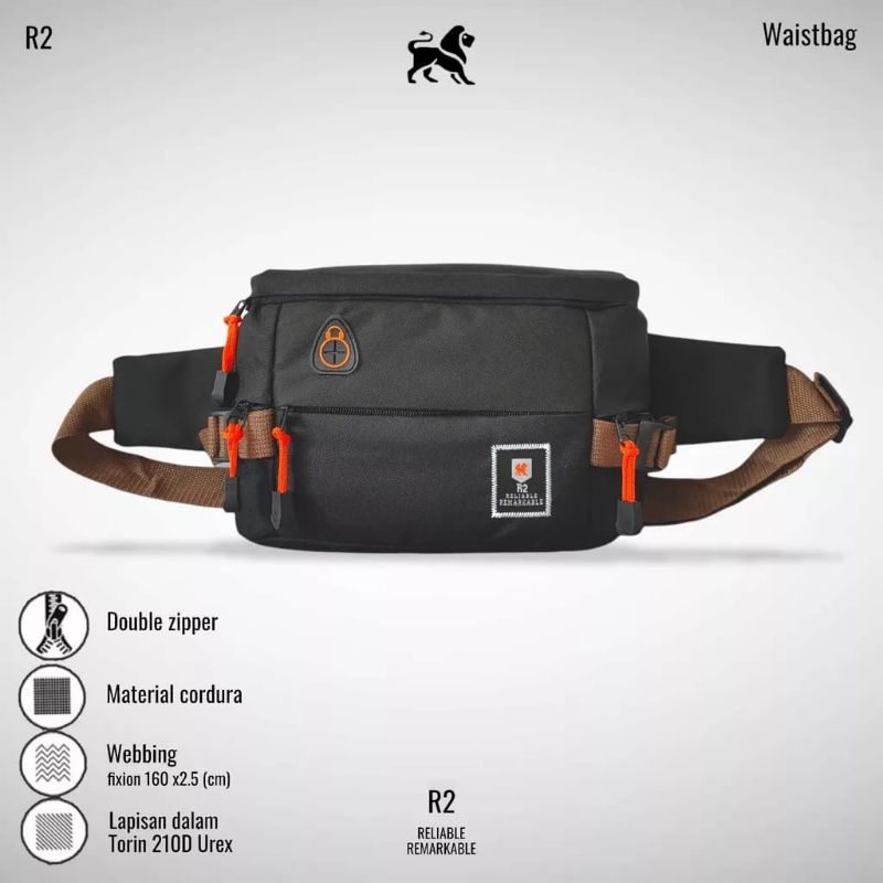 tas pria waistbag kantong kecil terlaris tas selempang slempang