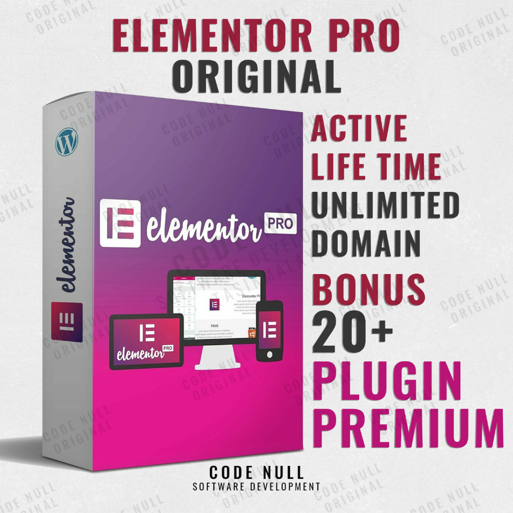 Elementor Pro Lifetime Unlimited Web ORIGINAL