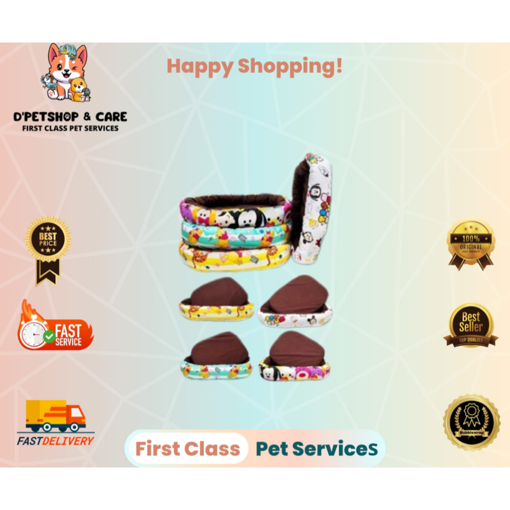 KASUR ANABUL EMPUK & HANGAT – Kasur Kucing / Anjing Lucu & Nyaman