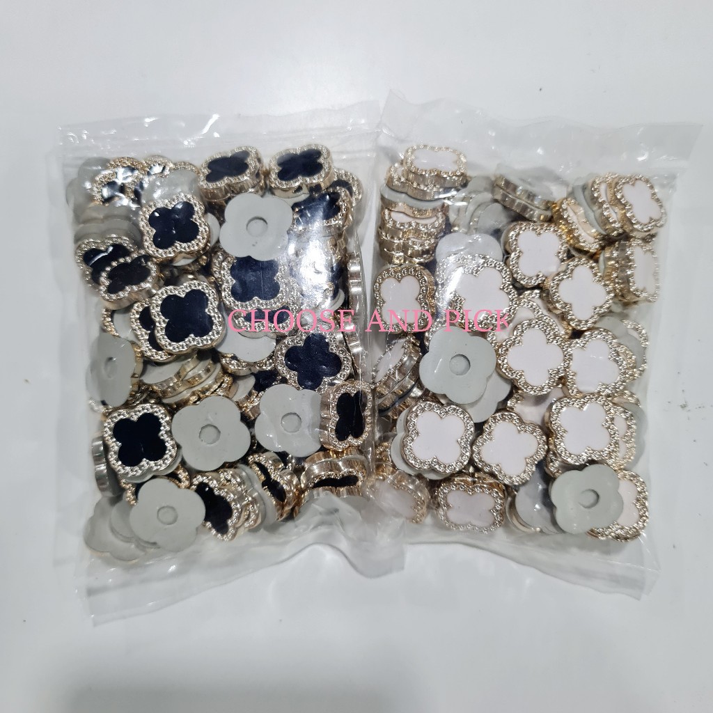 Hiasan Baju Bunga Tempel Isi 100pcs / Patch Bunga / Aplikasi Bunga Tempel Aksesoris Baju / Tempelan