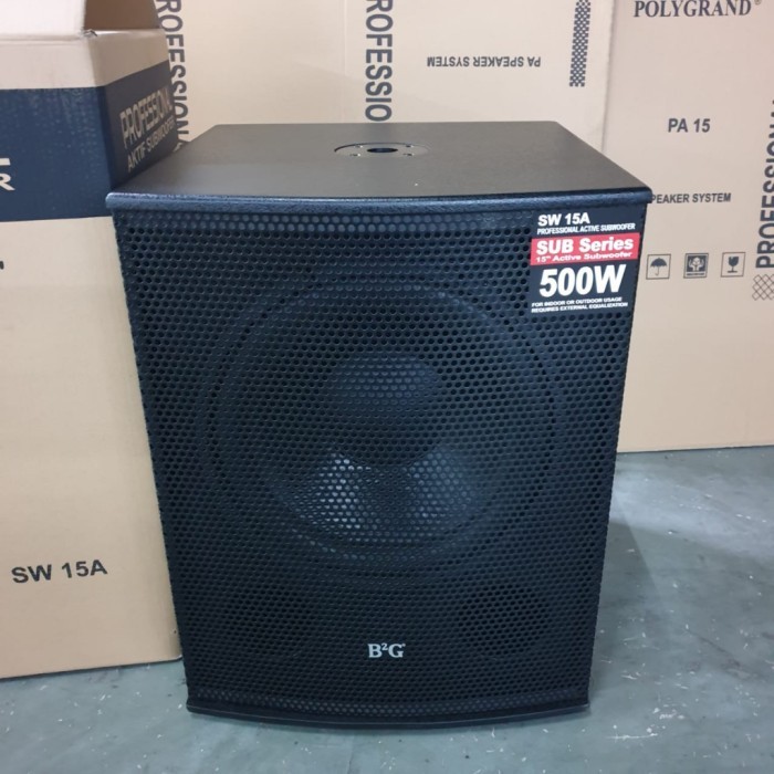 B2G Subwoofer Aktif 15 inch 15inch BASS MDF Extra SW 15A SW15A