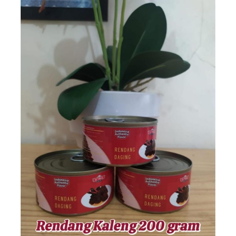 Rendang Daging Sapi Kaleng 185gr