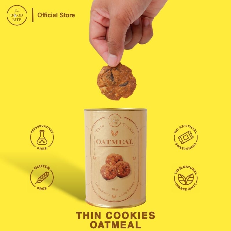 

THE GOOD BITE - Thin Cookies Oatmeal Gluten Free