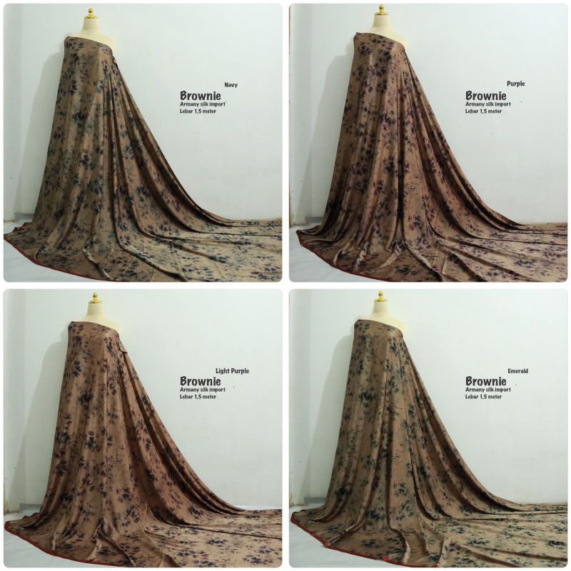 Kain armany silk# kain meteran paisley etnik# kain silk#