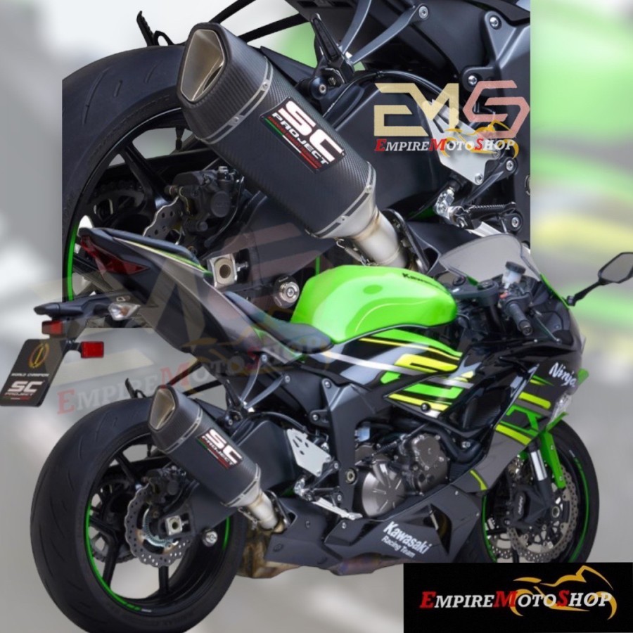 SC Project Knalpot ZX6R ZX 6 R ZX636 ZX 636 SC1R SC 1 R Slip On