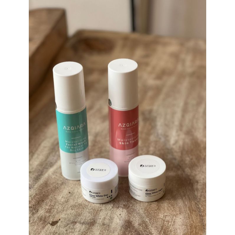 AZQIARA GLOW WHITE SERIES ( Facial Wash,Skin Toner,Day Cream,Night Cream )