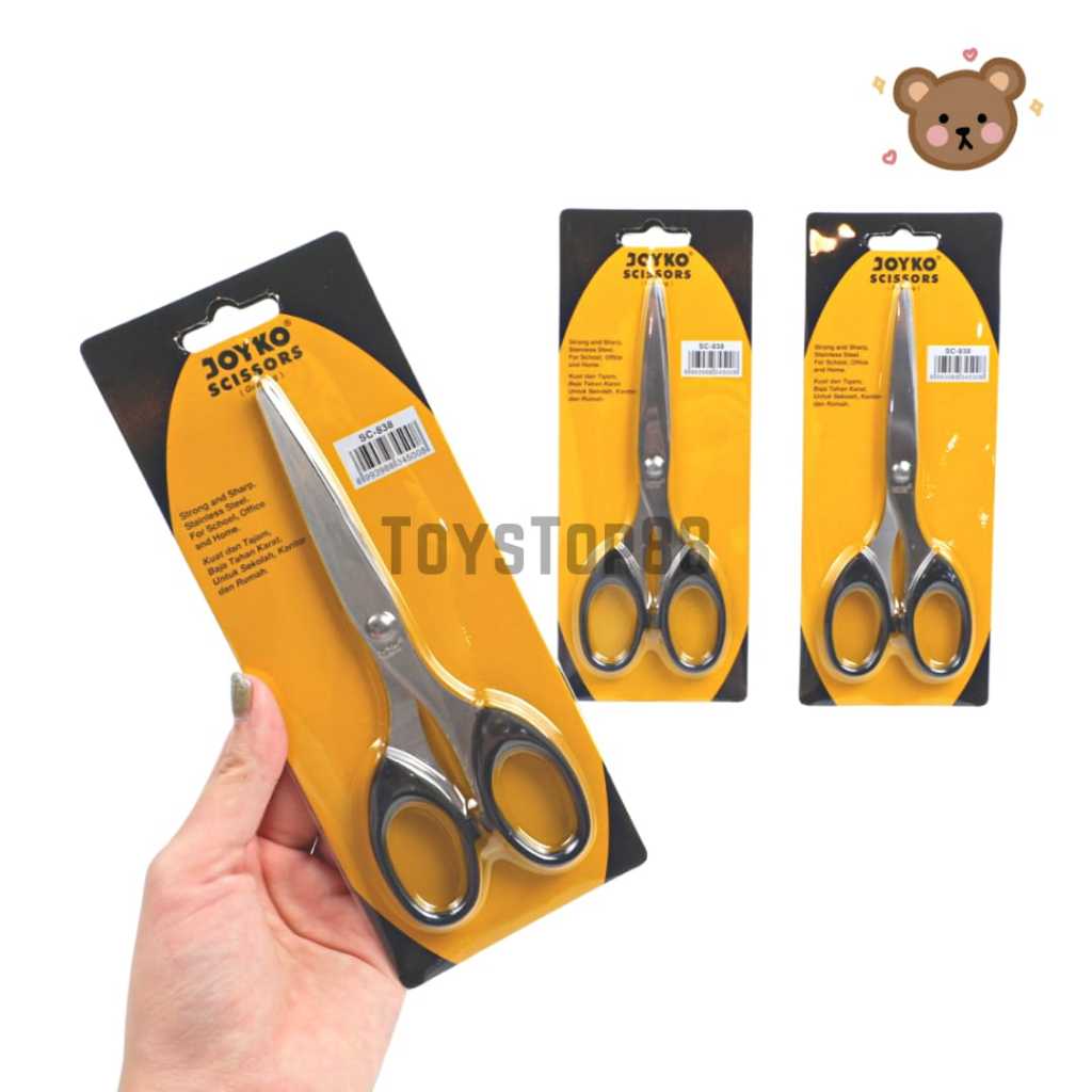 

Gunting Joyko SC-838 Sedang Kertas - Medium Stainless Steel Scissors [PER PCS]