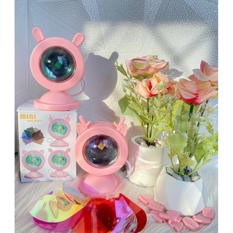 LAMPU SUNSET RAINBOW LED PROJECTOR LAMPU TIDUR SUNSET